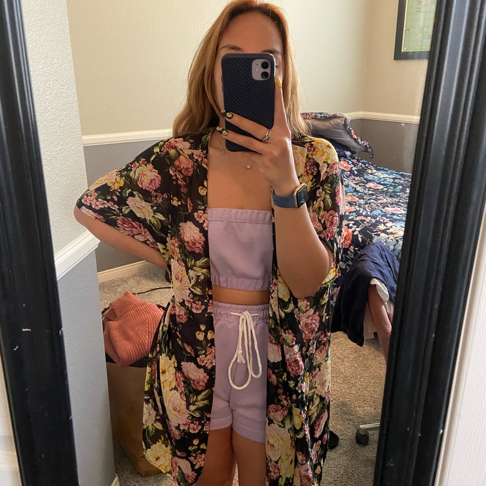 Floral kimono